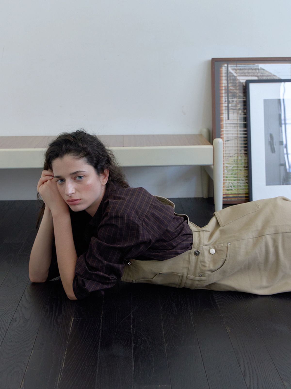 엘씨브이(LCVE) COTTON OVERALL DRESS_BEIGE