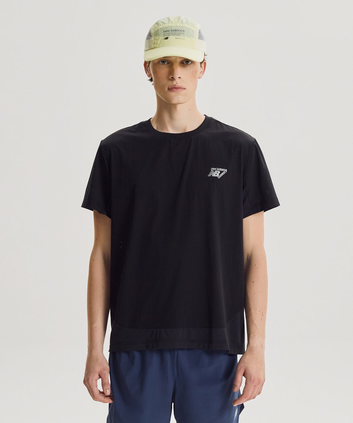 뉴발란스(NEW BALANCE) NBNEG35703 / UNI RC AIR PRO 반팔티 (BLACK)