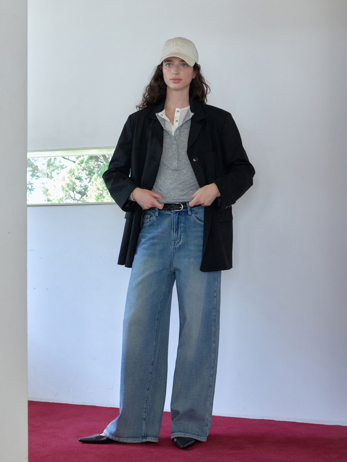 엘씨브이(LCVE) SUEDE SINGLE-BREASTED JACKET_BLACK