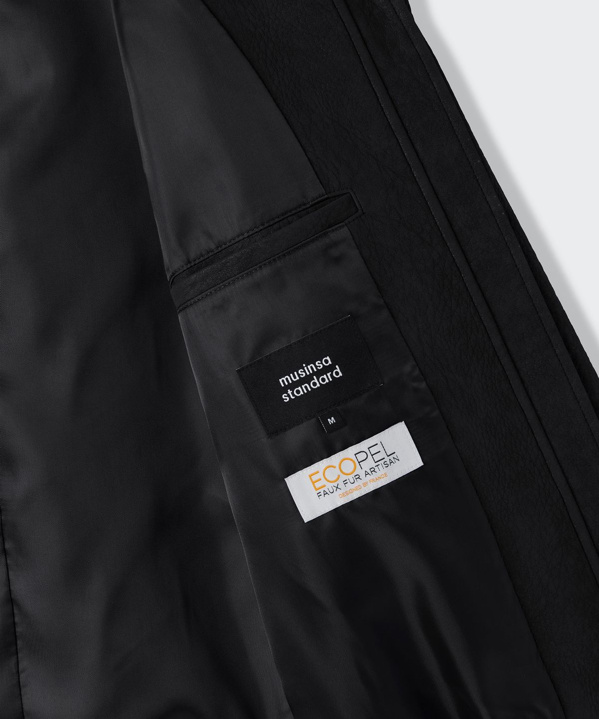 무신사 스탠다드 우먼(MUSINSA STANDARD WOMAN) 우먼즈 매트 신세틱 레더 블루종 재킷 [블랙]
