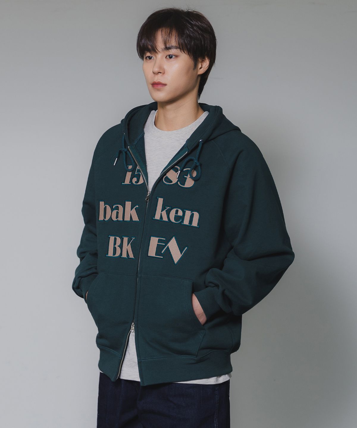 바켄(BAKKEN) [MEN] BKEN 후드 집업 BK7983 (5COLOR)