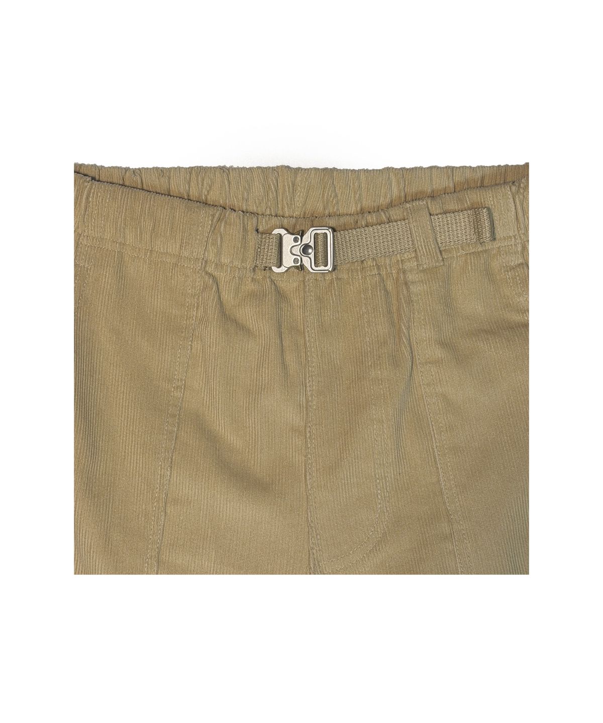 갈릭 블루스(GARLICBLUES) CORDUROY BELTED FATIGUE SHORTS (beige)