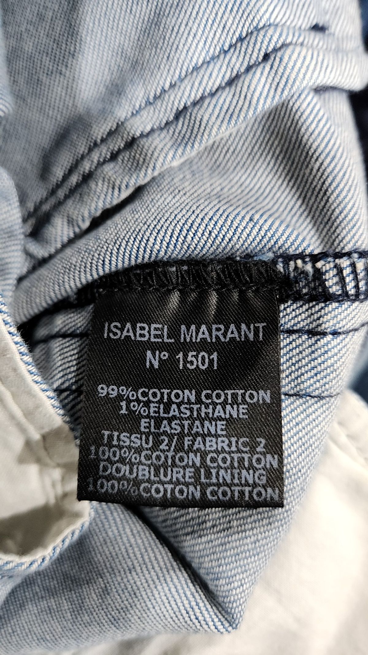 이자벨마랑(ISABEL MARANT) 청/데님 팬츠 38