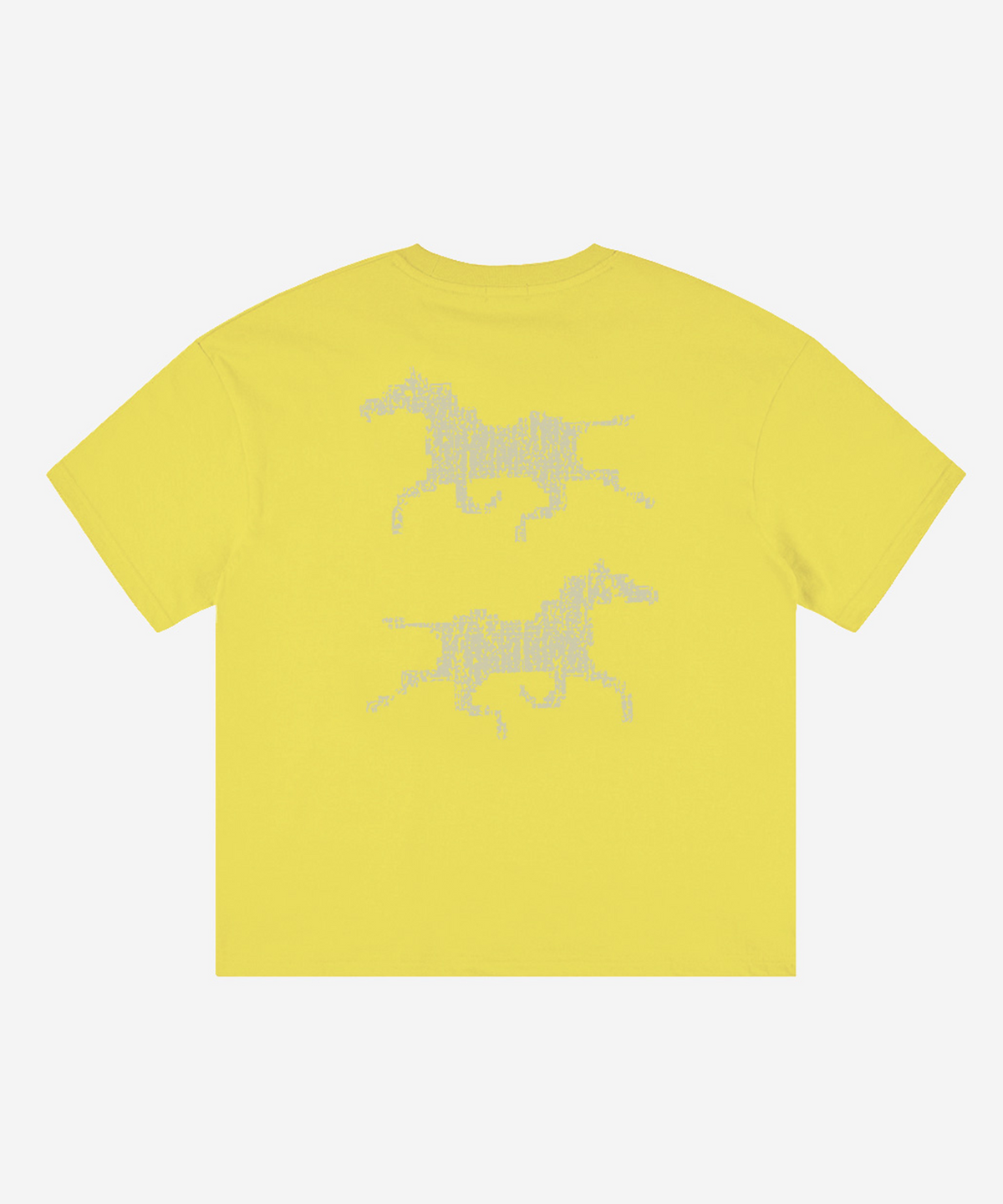 노디(NODI) System Error Horse crop Tee lemon yellow