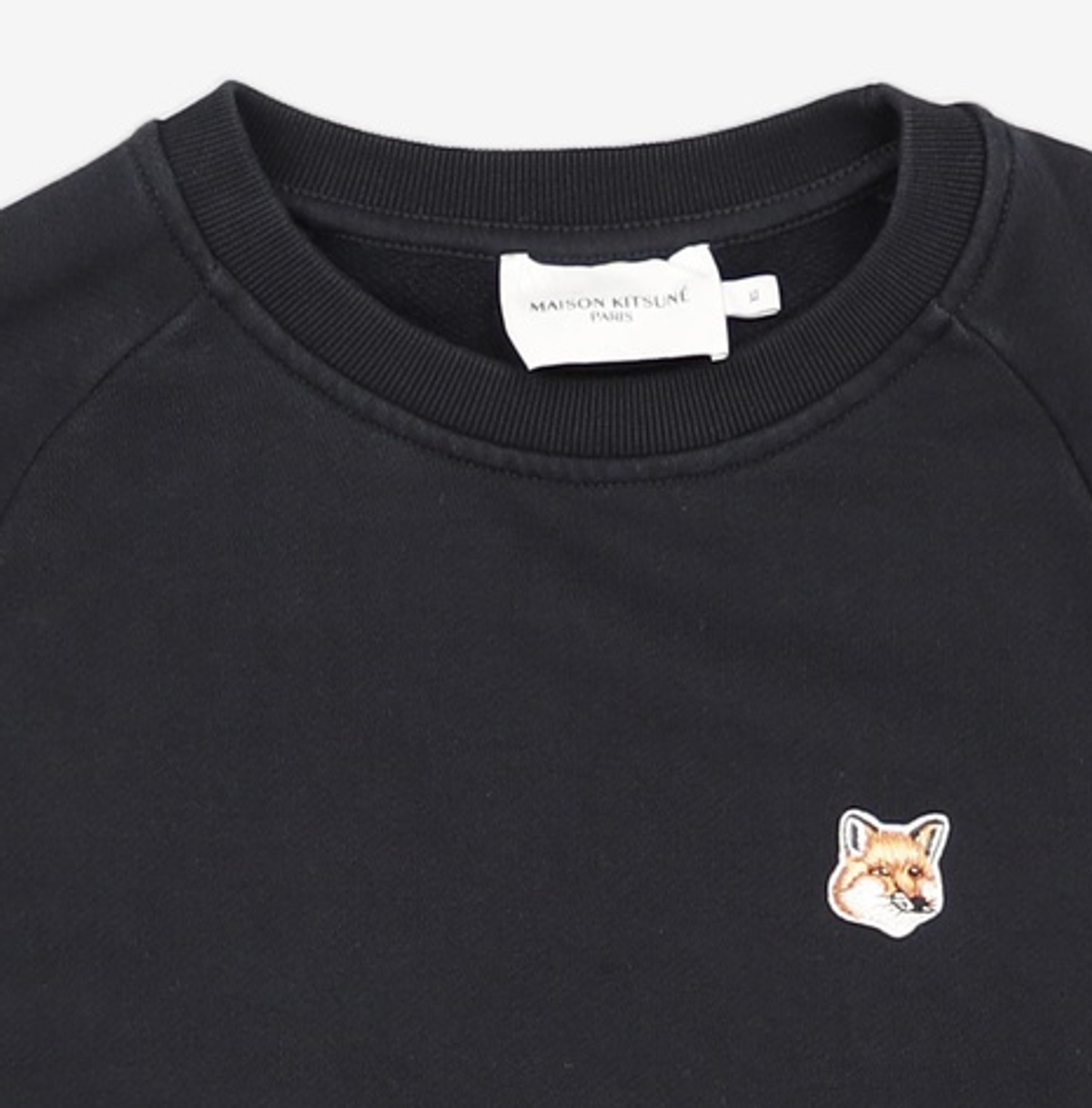 메종 키츠네(MAISON KITSUNE) 폭스헤드 여성 스웨트 셔츠 AW00303KM0001 H150 GREY XS