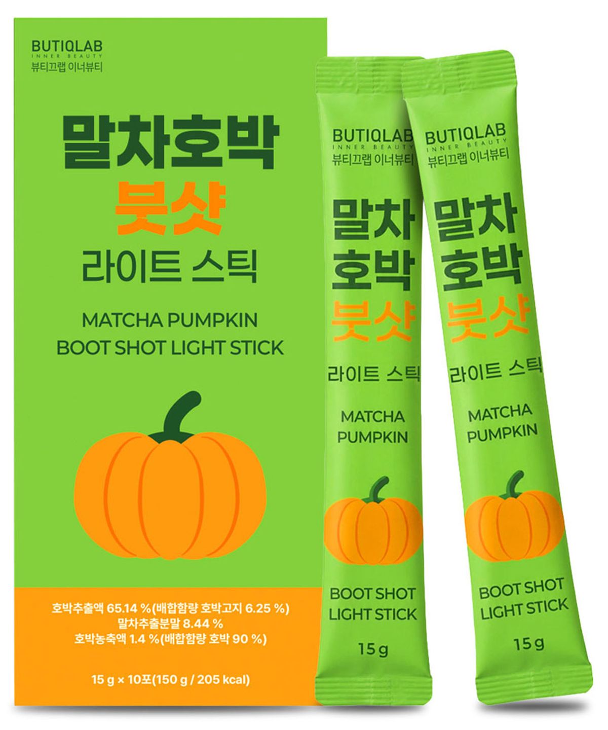 뷰티끄랩(BUTIQLAB) 뷰티끄랩 말차 호박 즙 붓샷 라이트 스틱 국산 액상