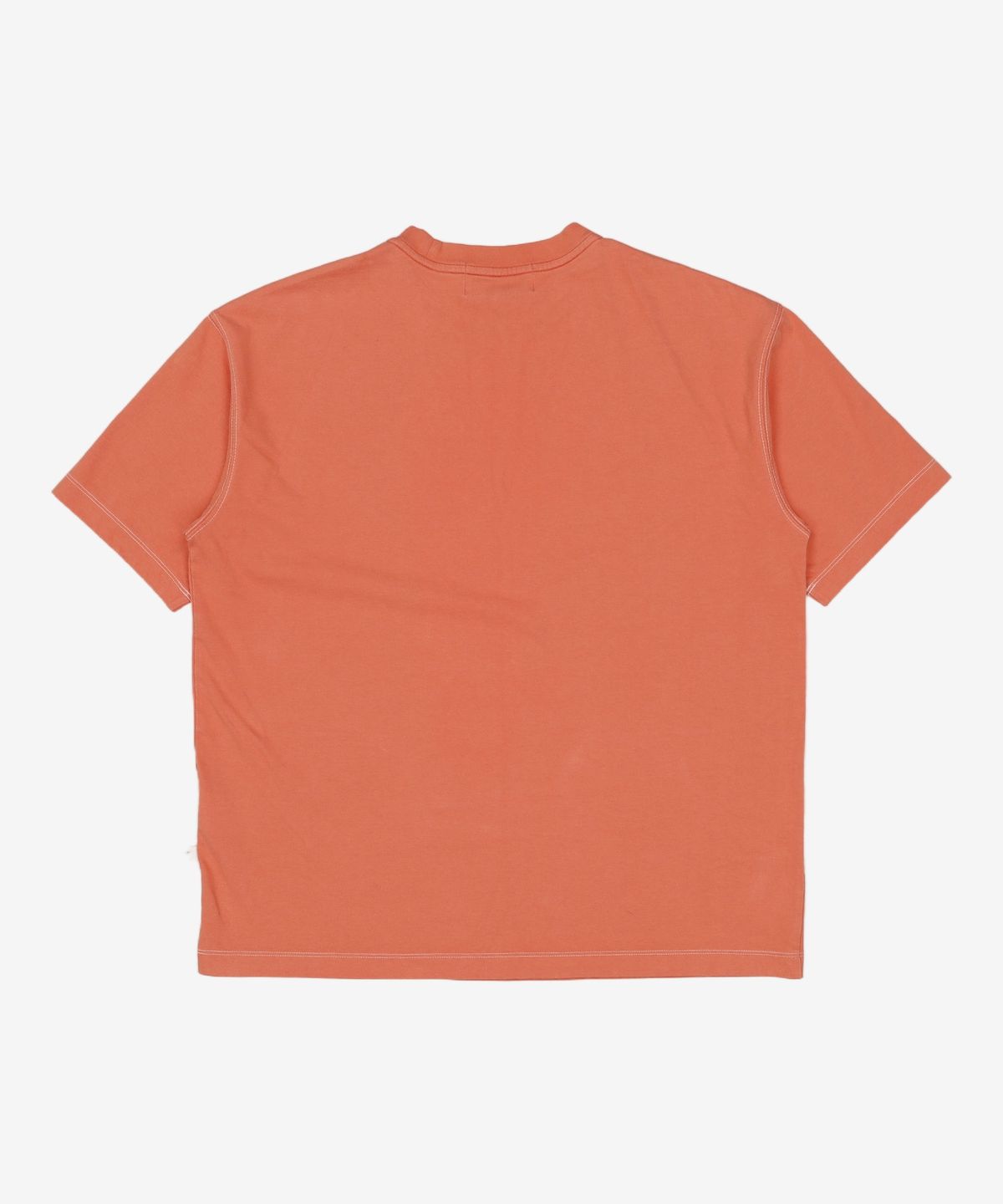 커스텀멜로우(CUSTOMELLOW) sadsmile stitched t-shirt_CQTAM21412ORX S