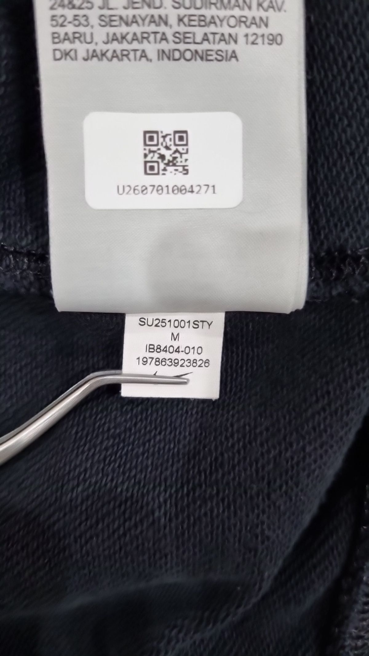 나이키(NIKE) 클럽 프렌치 테리 크루 M - 블랙:화이트 / IB8404-010 M