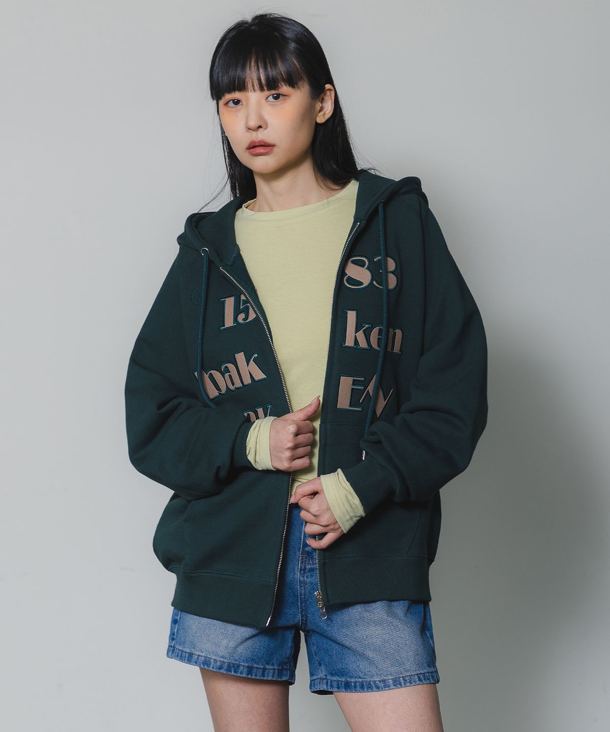 바켄(BAKKEN) [우먼] BKEN 후드 집업 BK7983 (5COLOR)