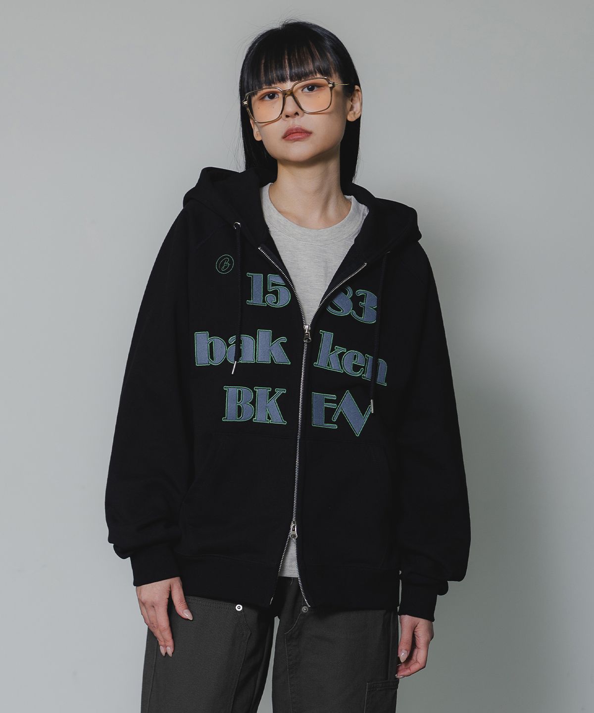 바켄(BAKKEN) [우먼] BKEN 후드 집업 BK7983 (5COLOR)