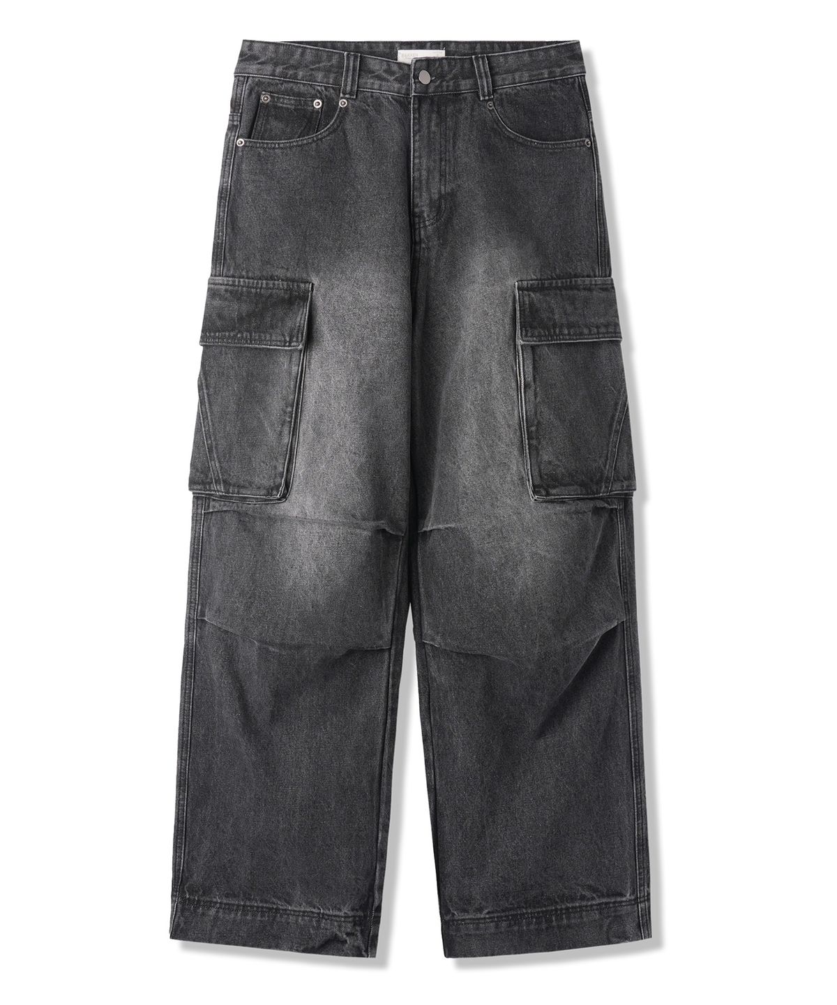 바켄(BAKKEN) [MEN] 데님 카고 와이드 팬츠 BK8925 (2COLOR)