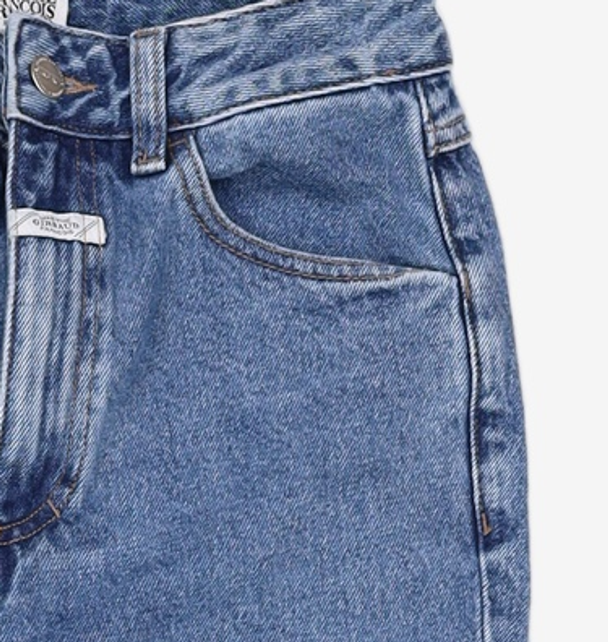 마리떼 프랑소와 저버(MARITHÉ + FRANҪOIS GIRBAUD) W SLIM STRAIGHT DENIM PANTS light blue 25
