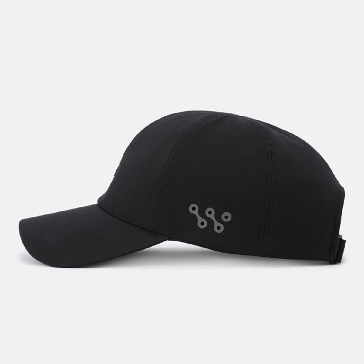 데상트(DESCENTE) 러닝 로고 볼캡 블랙 SR323RCP70