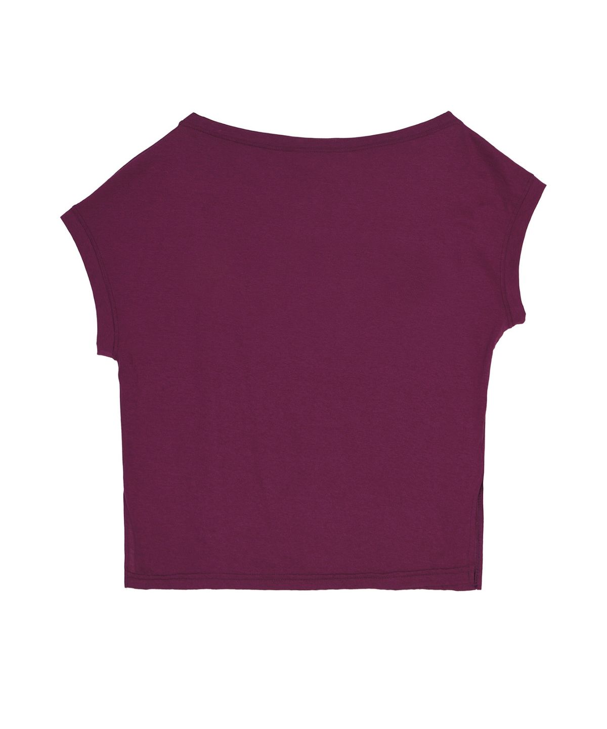 닉앤니콜(NICK&NICOLE) LETTERING OFF SHOULDER TOP_PLUM