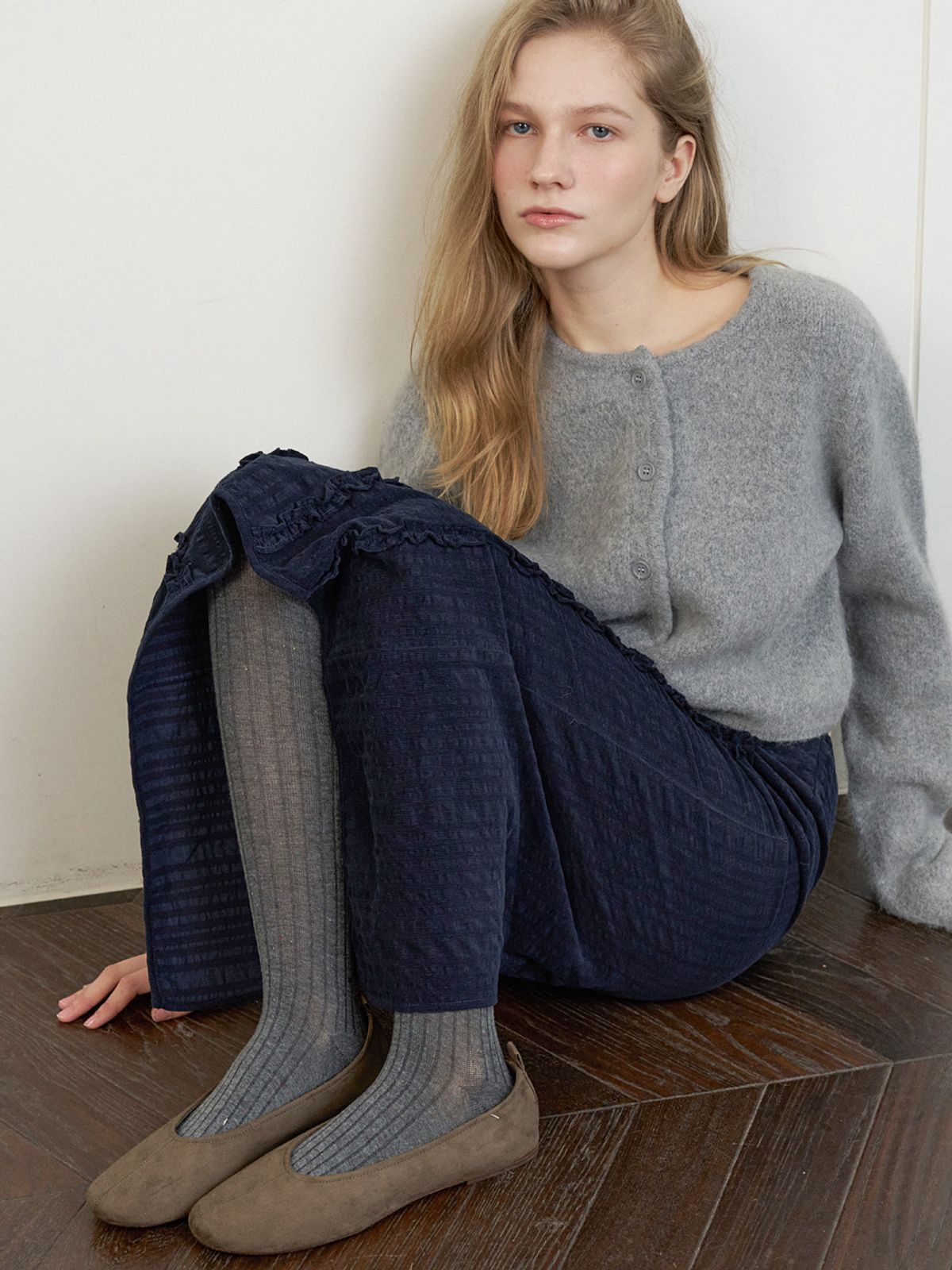 엘씨브이(LCVE) DOT POINT COTTON TIGHTS [3COLORS]