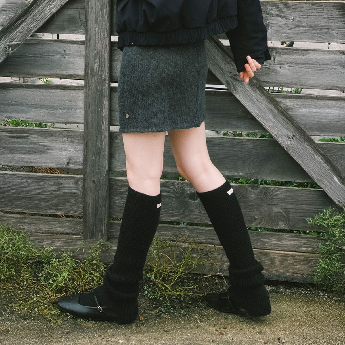 엘씨브이(LCVE) KNIT RIB LEG WARMER [3COLORS]