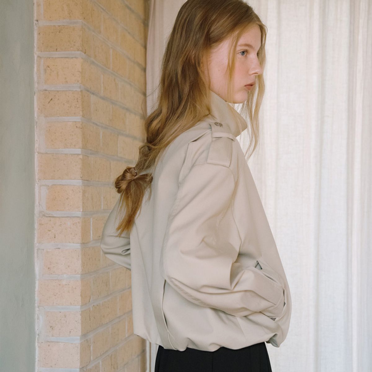엘씨브이(LCVE) SHORT TRENCH JACKET [2COLORS]