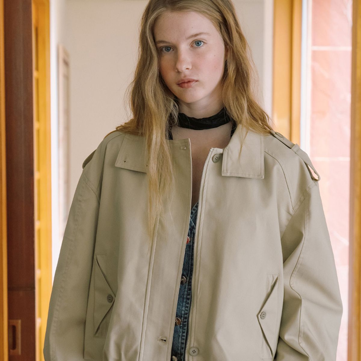 엘씨브이(LCVE) SHORT TRENCH JACKET [2COLORS]