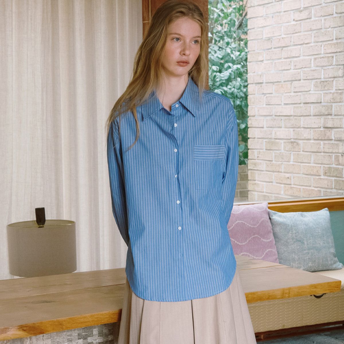 엘씨브이(LCVE) COMFORT STRIPE SHIRTS [2COLORS]