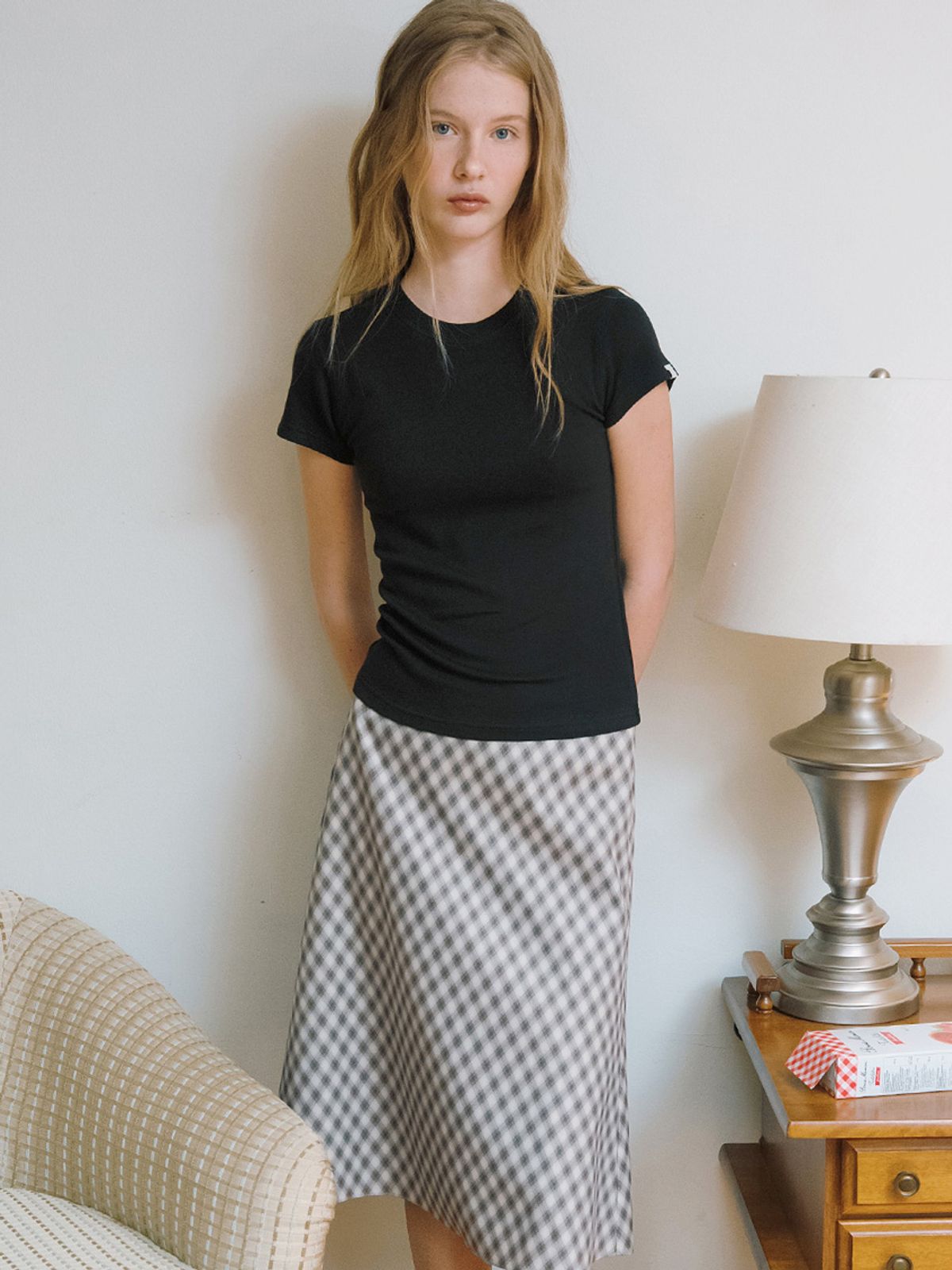 엘씨브이(LCVE) FINE RIB INSIDE-OUT T-SHIRT [4COLORS]