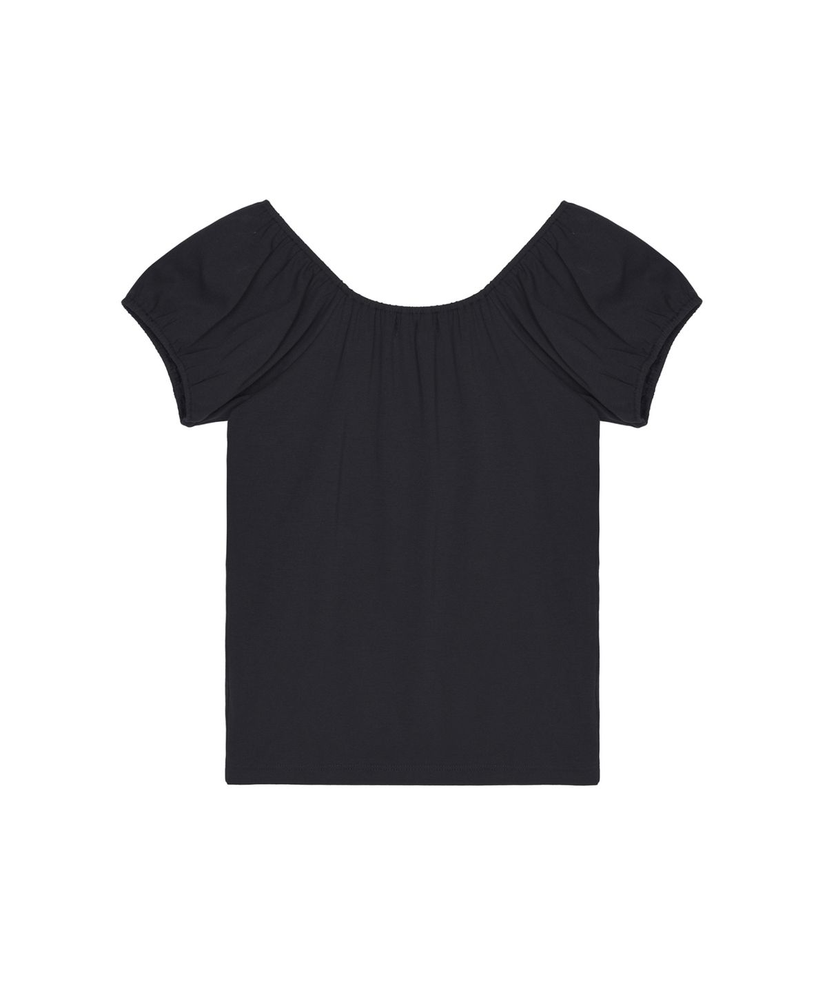 닉앤니콜(NICK&NICOLE) OFF SHOULDER RUFFLE TOP_NAVY