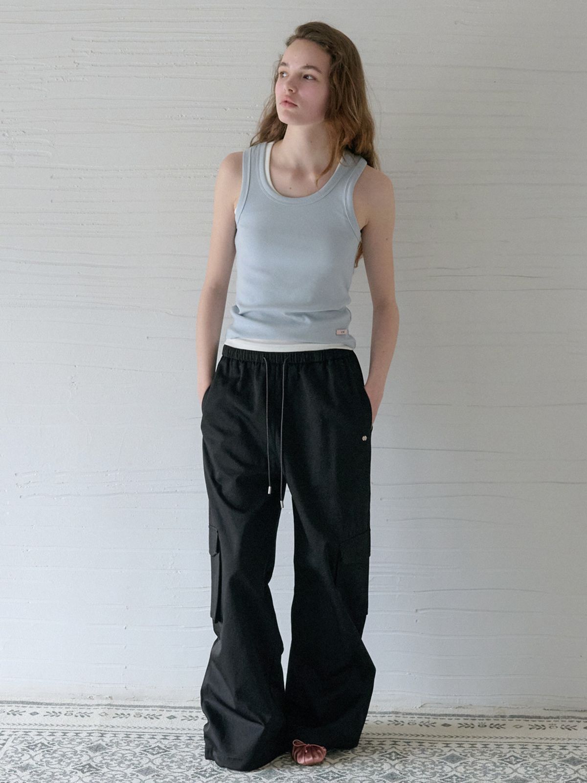 엘씨브이(LCVE) 2-WAY WIDE JOGGER PANTS_BLACK
