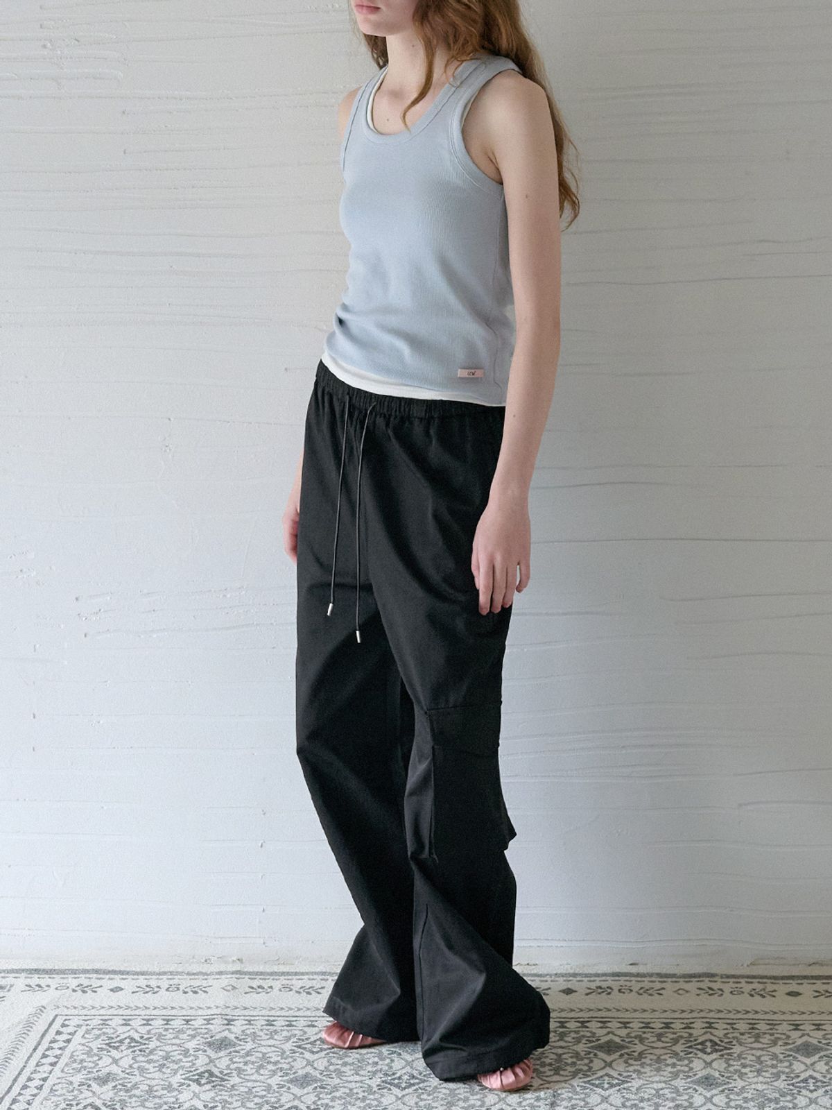 엘씨브이(LCVE) 2-WAY WIDE JOGGER PANTS_BLACK