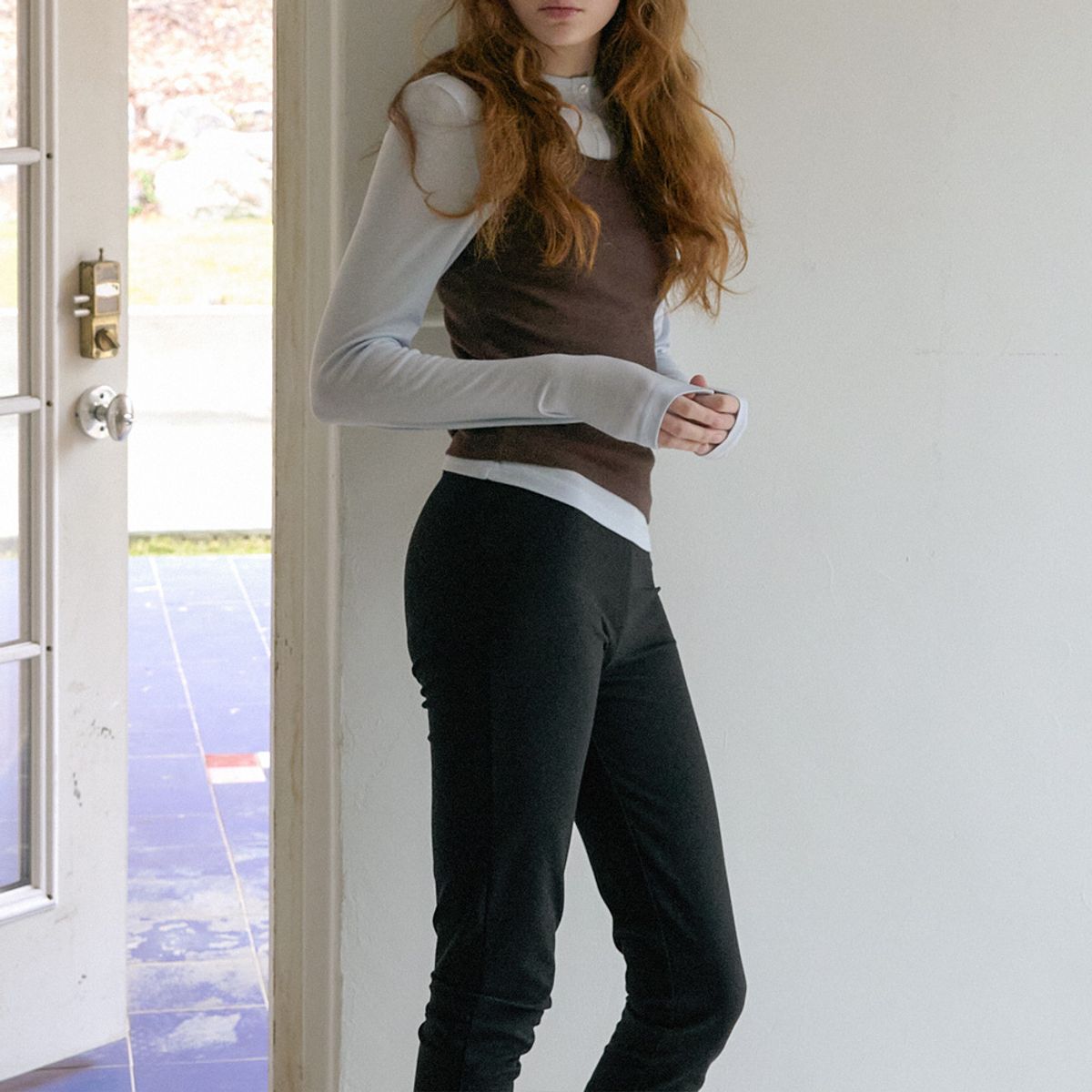 엘씨브이(LCVE) ESSENTIAL CAPRI LEGGINGS_BLACK