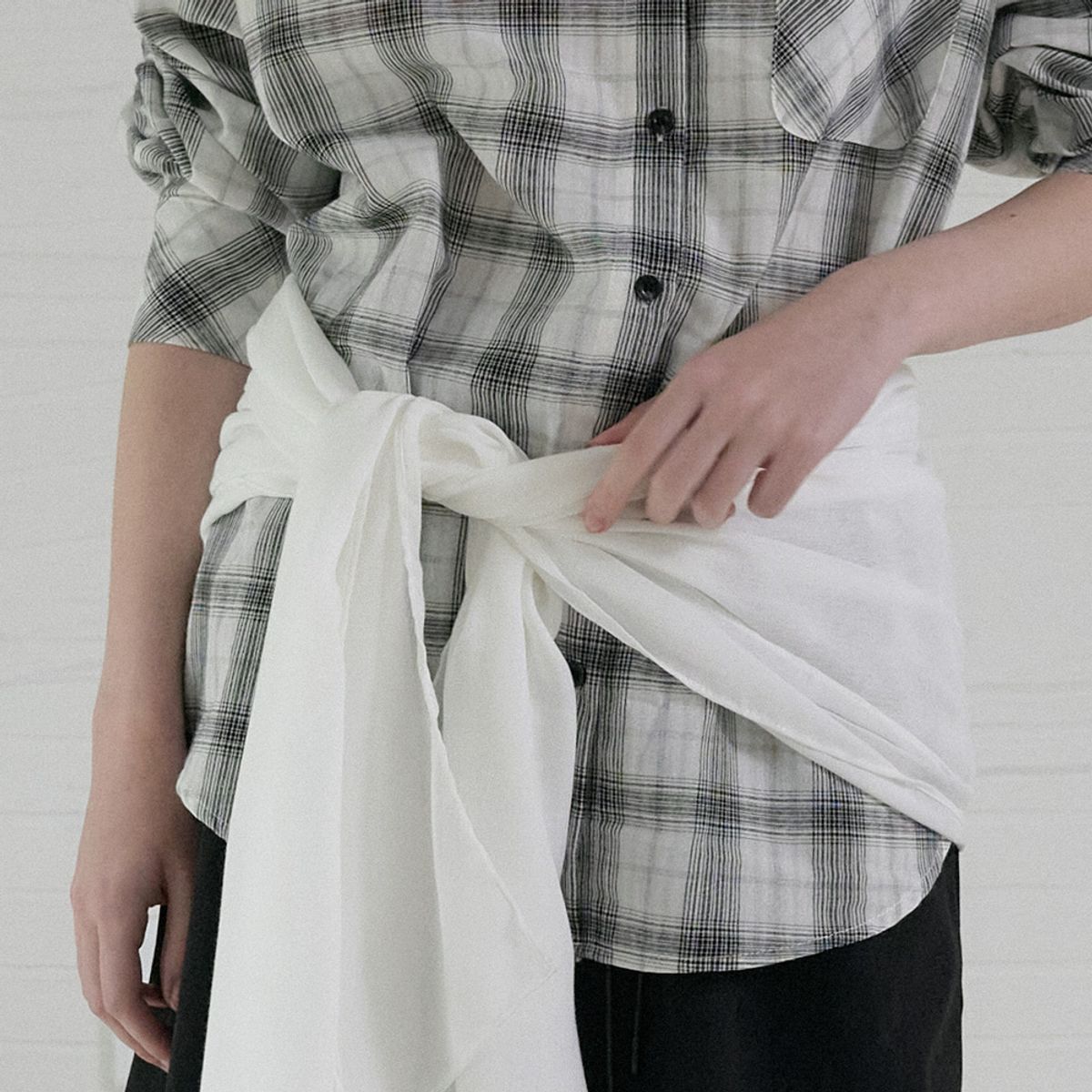 엘씨브이(LCVE) AIRY SOFT MUFFLER_WHITE