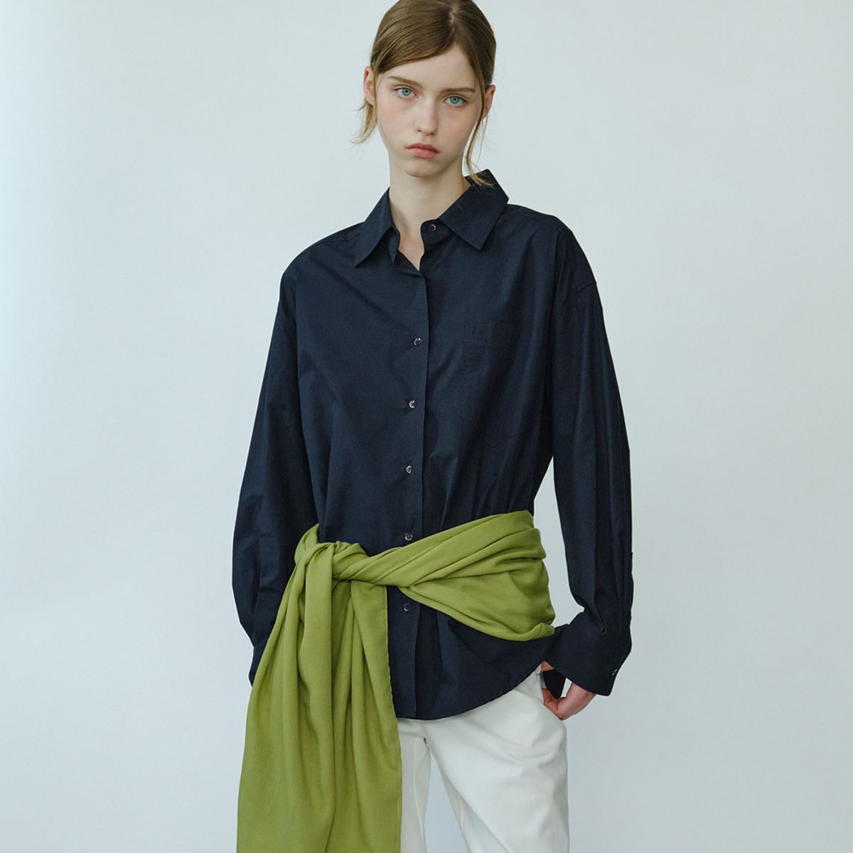 엘씨브이(LCVE) AIRY SOFT MUFFLER_GREEN