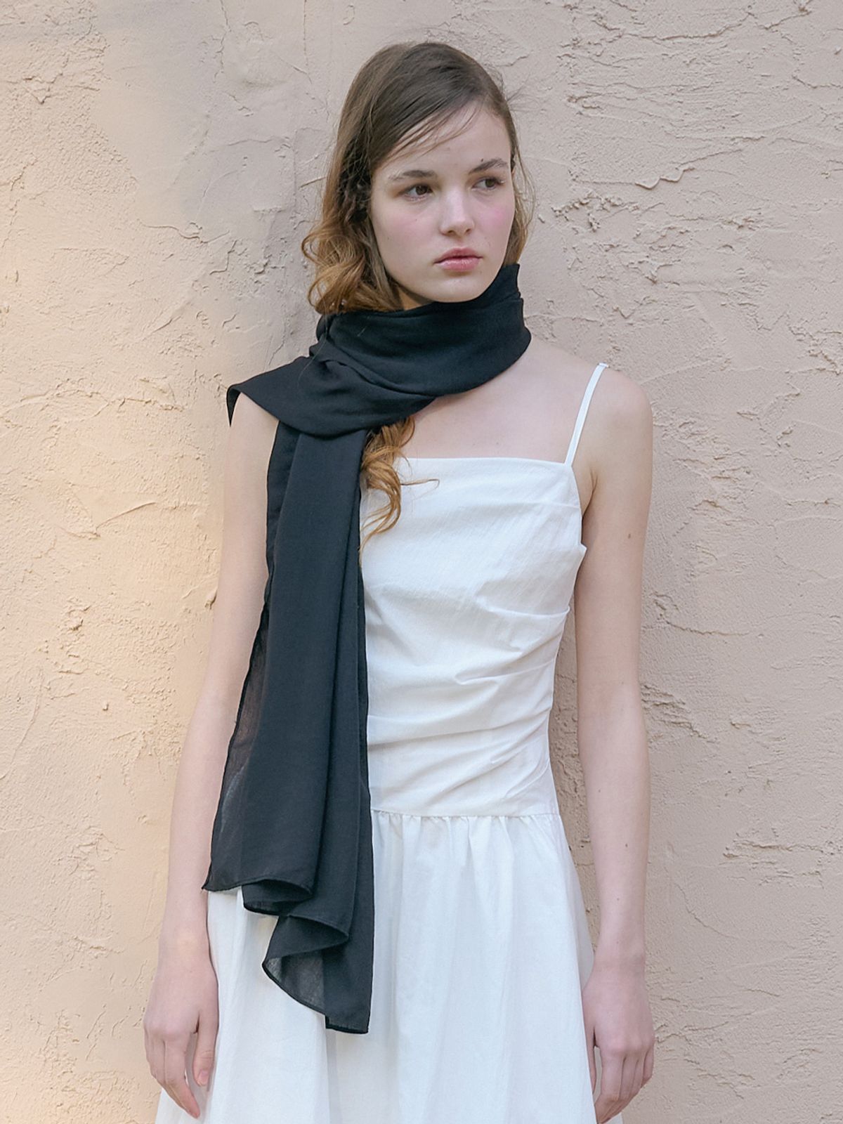 엘씨브이(LCVE) AIRY SOFT MUFFLER_BLACK