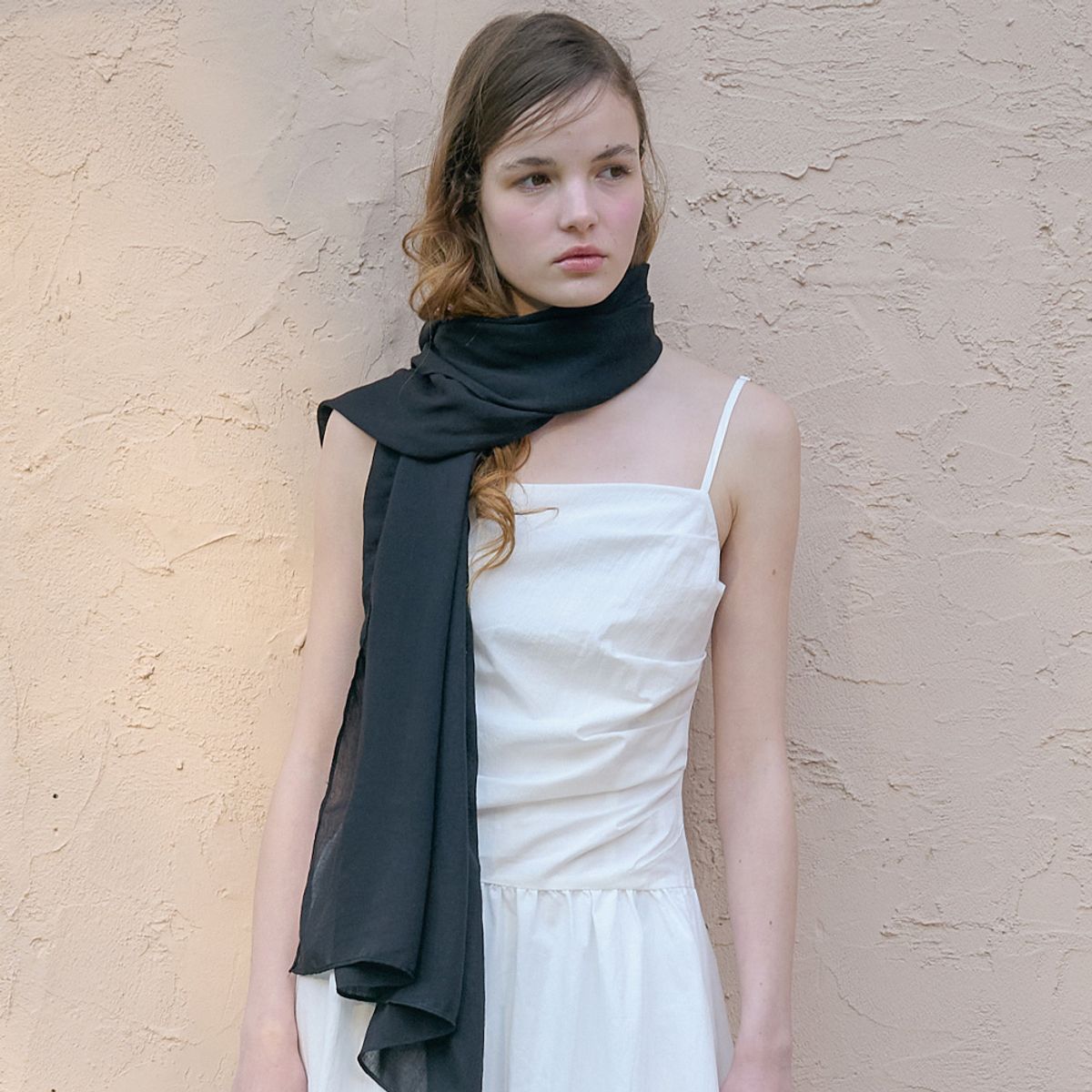 엘씨브이(LCVE) AIRY SOFT MUFFLER_BLACK