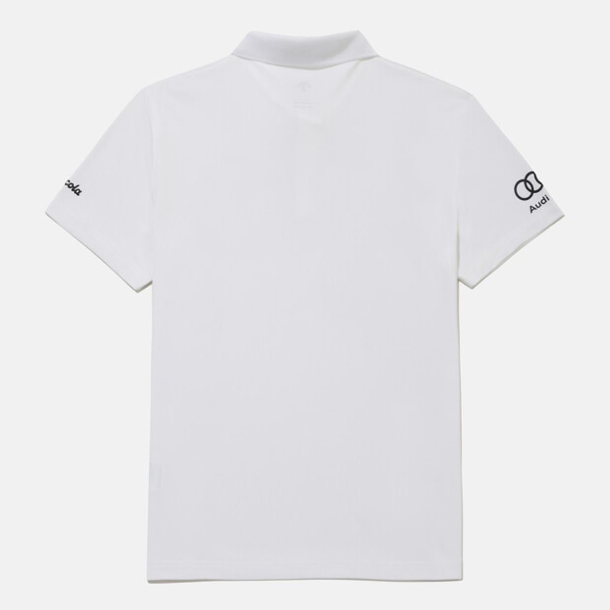 데상트(DESCENTE) 남성 스위스 스키 팀그래픽 폴로 반팔 티셔츠 화이트 SR321SPS81