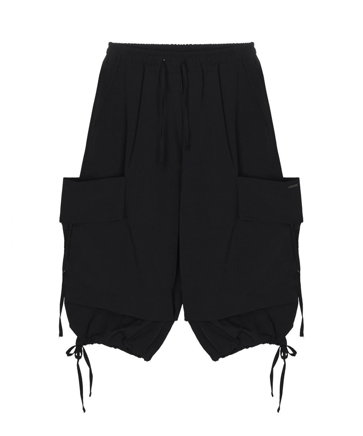 닉앤니콜(NICK&NICOLE) BERMUDA UTILITY CARGO PANTS_BLACK