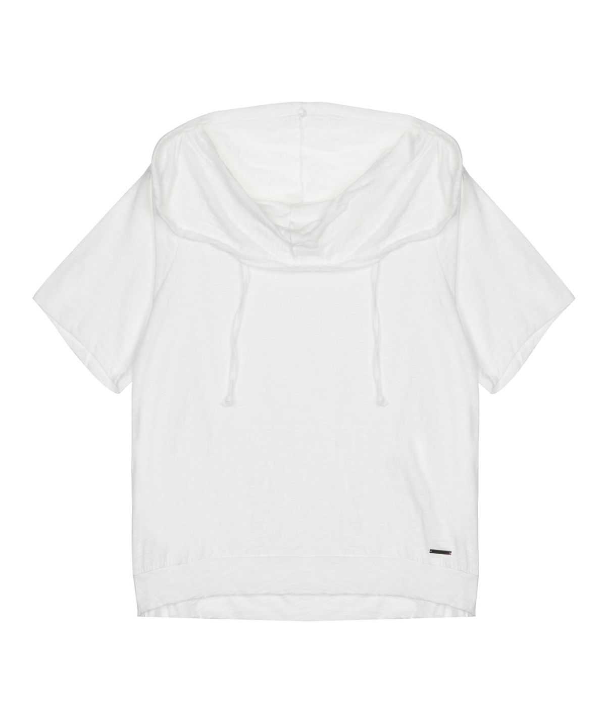 닉앤니콜(NICK&NICOLE) HOOD DRAPE STRING TOP_IVORY