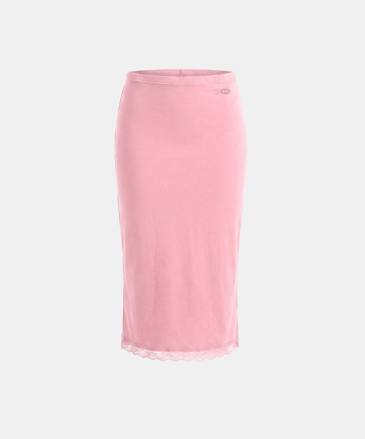 배드블러드(BADBLOOD) Everyday Lace Midi Skirt - Pink
