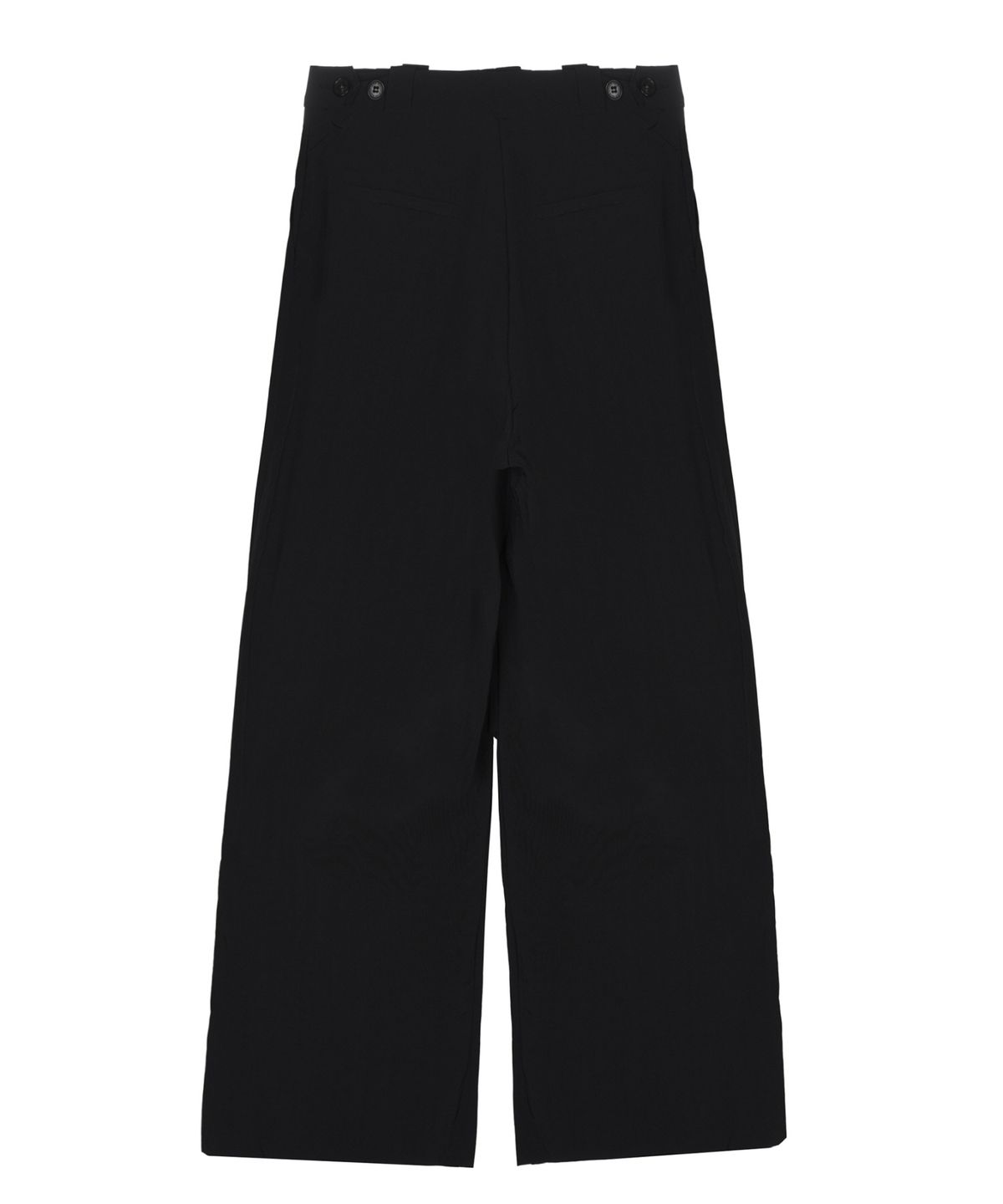 닉앤니콜(NICK&NICOLE) VOLUME TUCK WIDE PANTS_BLACK
