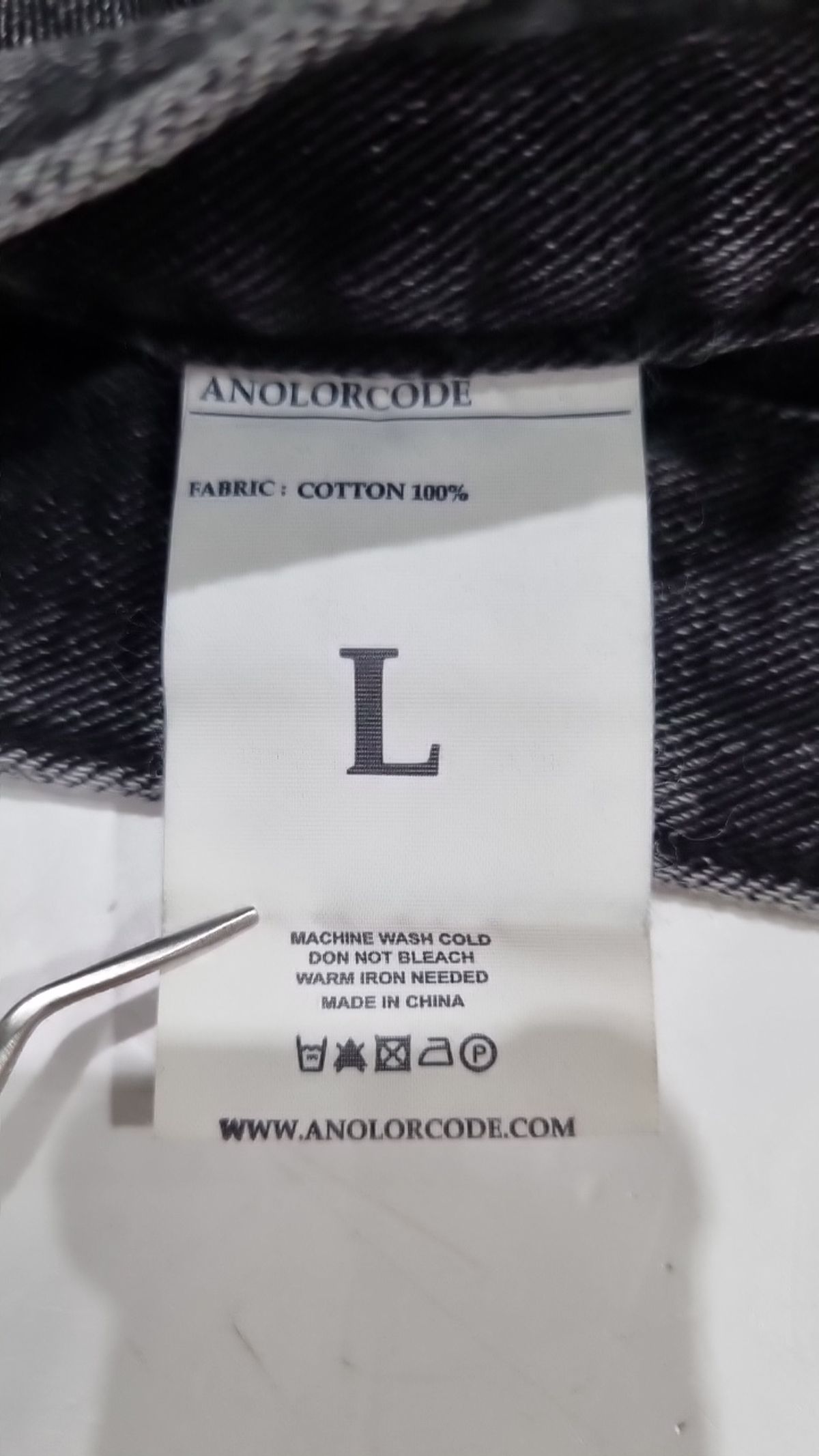 어널러코드(ANOLORCODE) 청/데님 팬츠