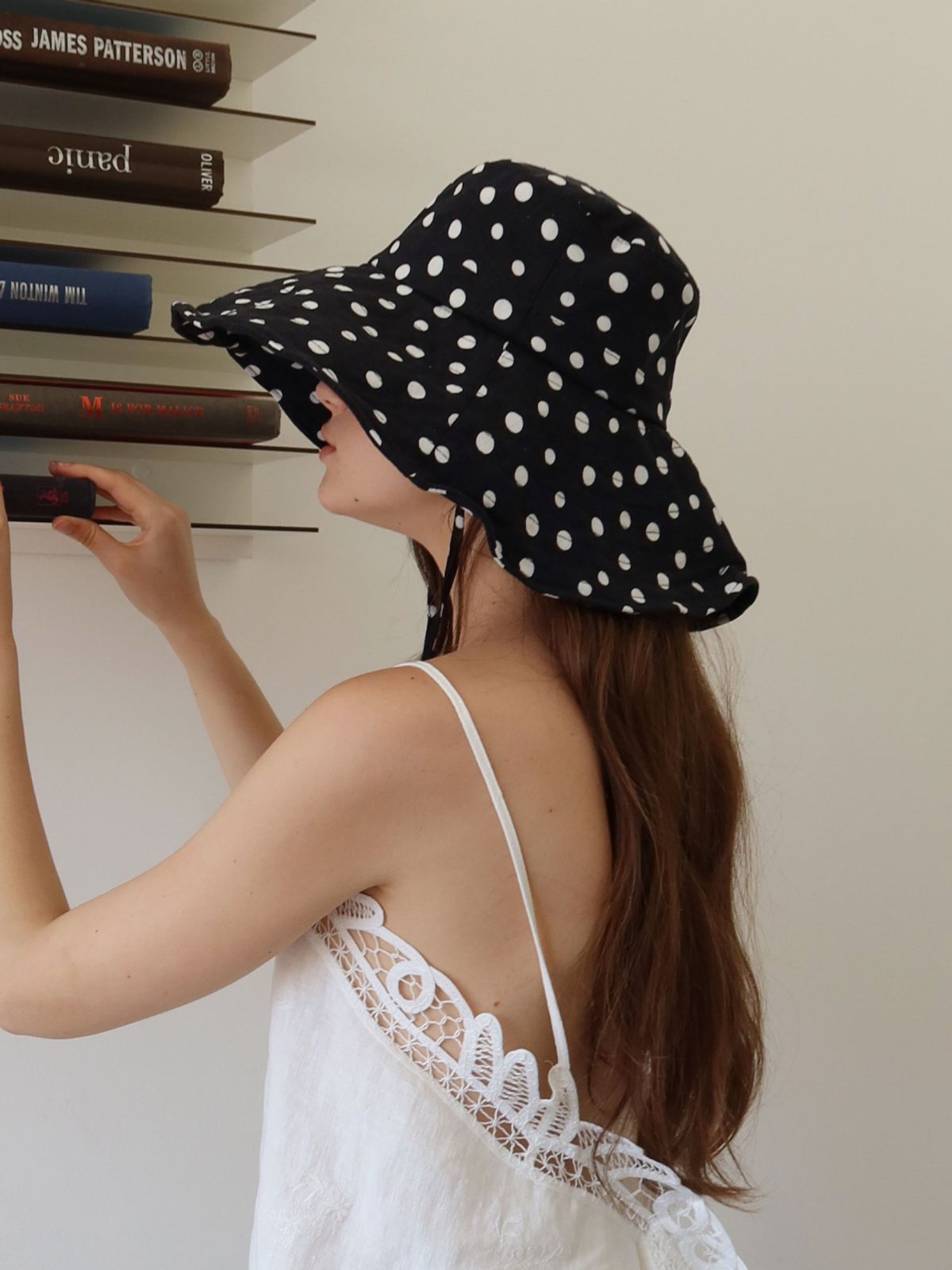 시오르(SIEOR) LOTTIE POLKA HAT_black