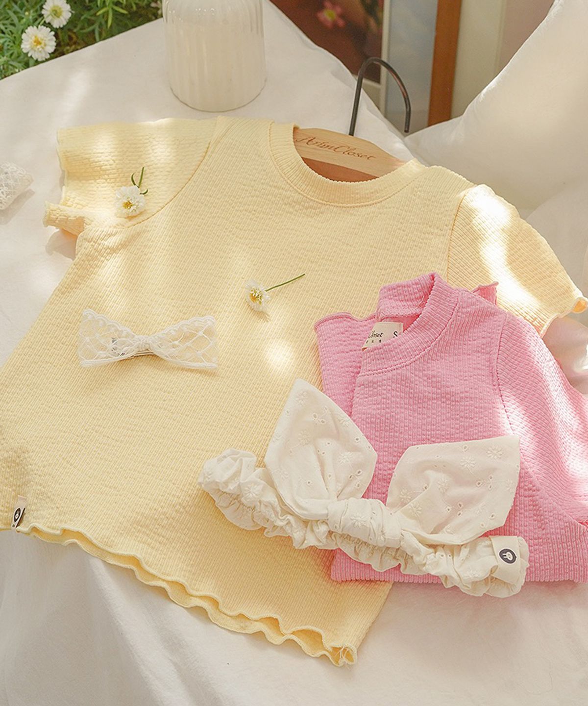 아림클로젯(ARIMCLOSET) 귀여운 쪼꼬미의 깜찍한 티라구요 - 아기 프릴 티셔츠