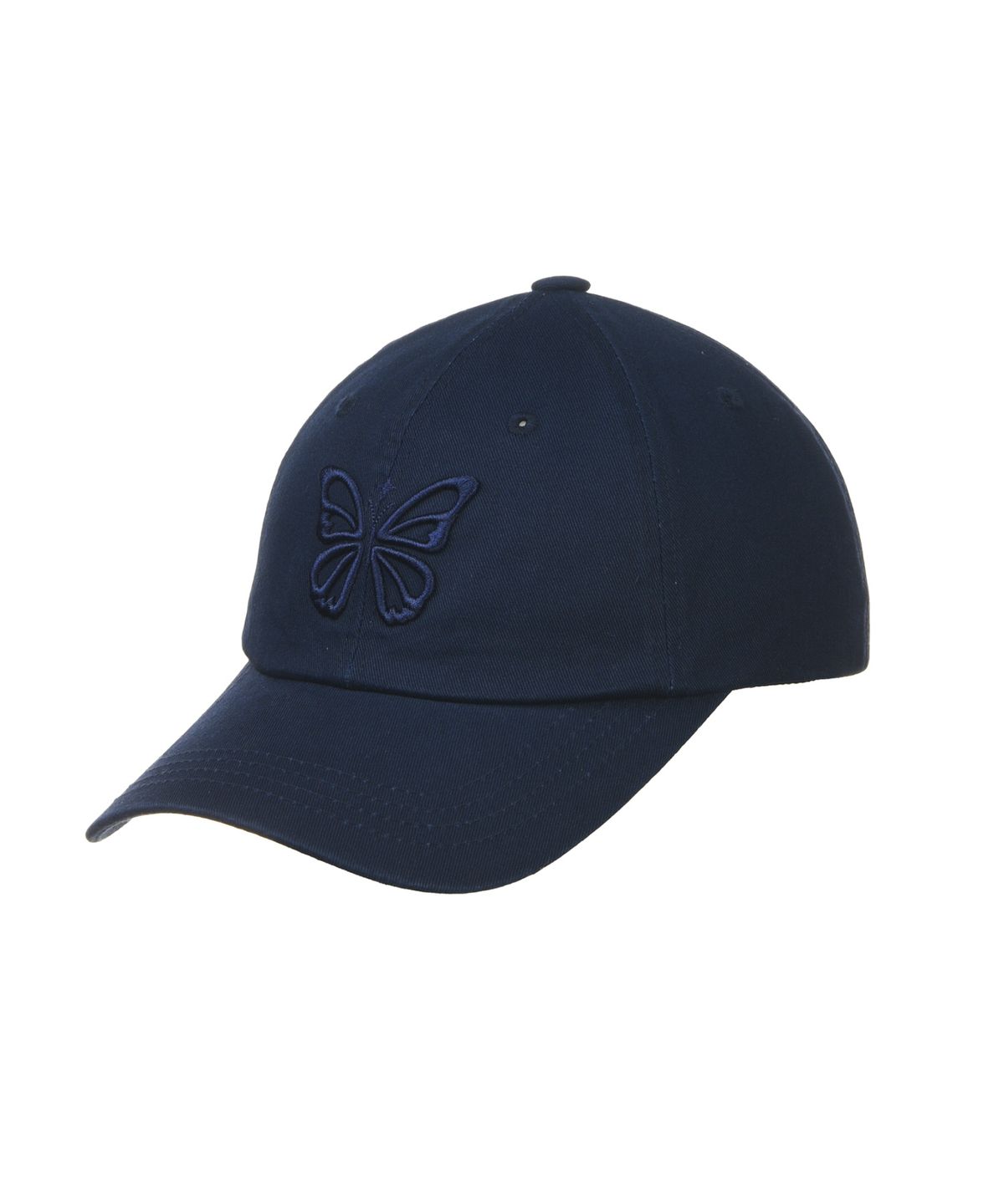 닉앤니콜(NICK&NICOLE) VINTAGE BUTTERFLY BLINK BALL CAP_NAVY