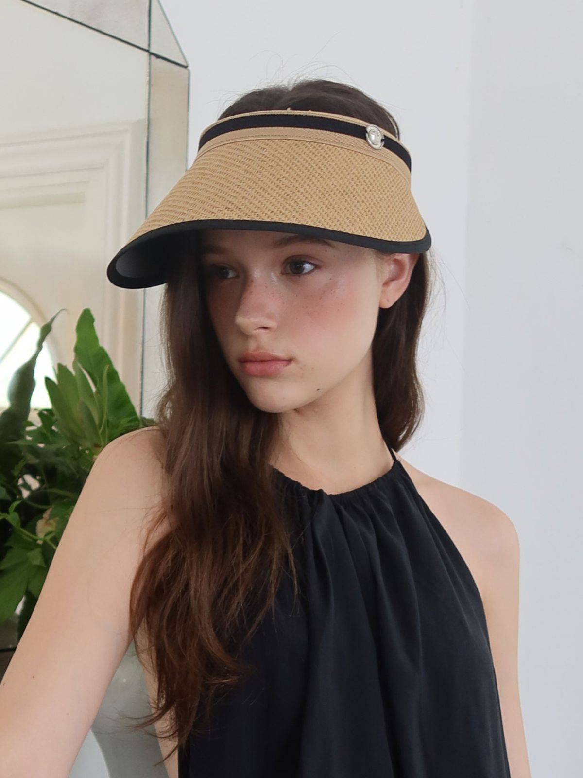 시오르(SIEOR) Mellow Sun Visor Hat_beige