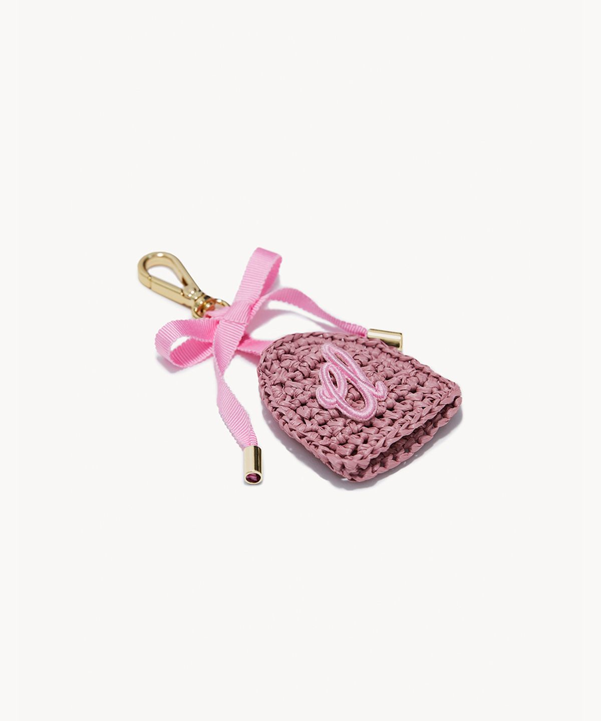 끌라베(CLAVE) RAFFIA KEY CHARM (라피아 키참) [2color]