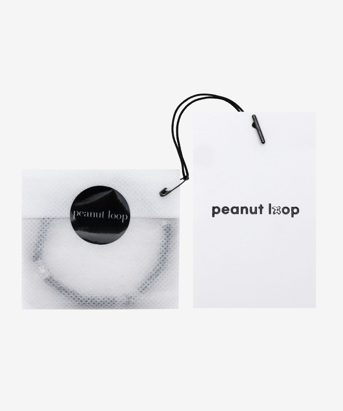 피넛루프(PEANUT LOOP) Basalt Jasper Bracelet Black