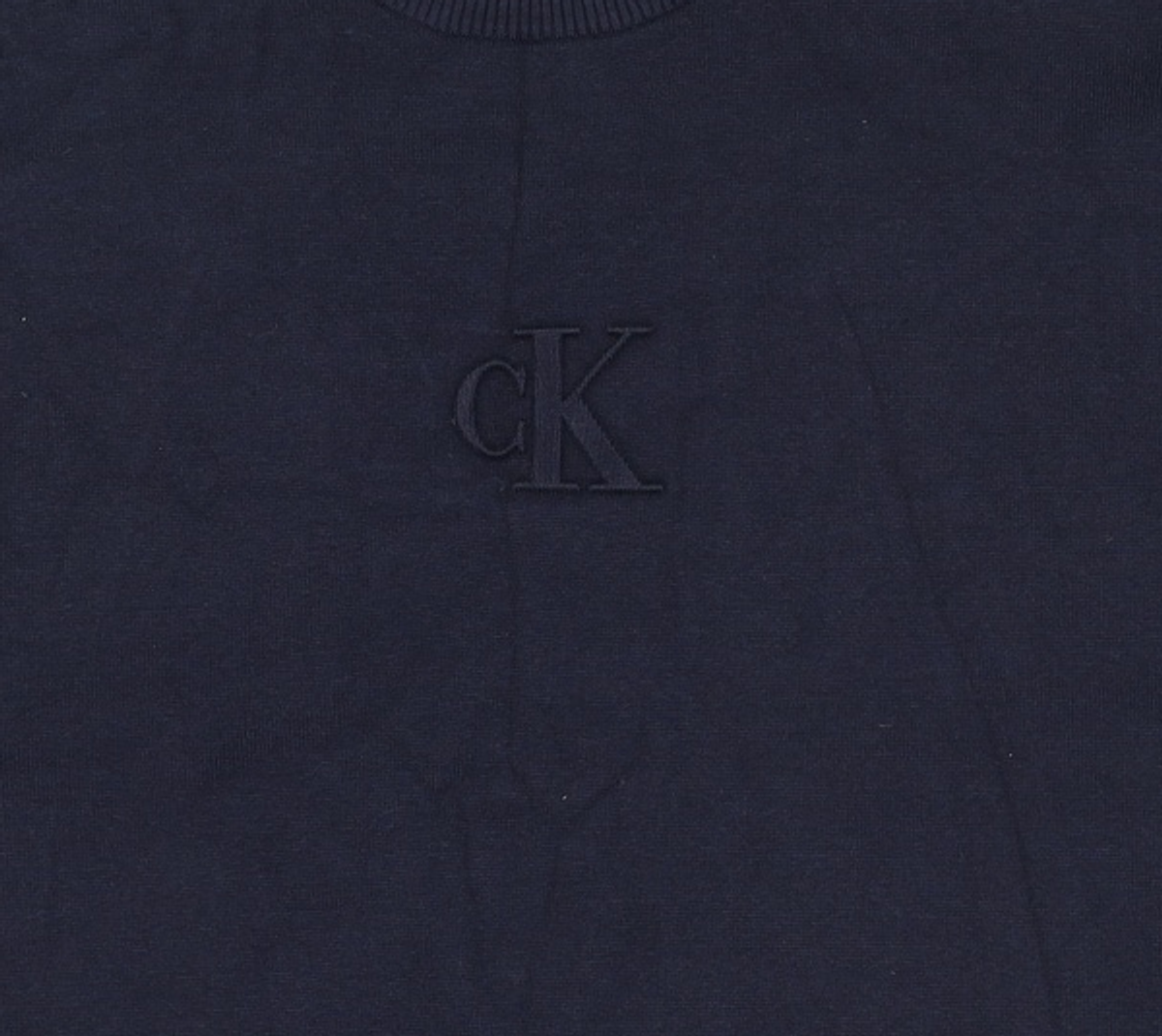 캘빈클라인 진(CALVIN KLEIN JEANS) 남성 엠보스드 로고 크루넥 스웨터 4RD300G CEF M