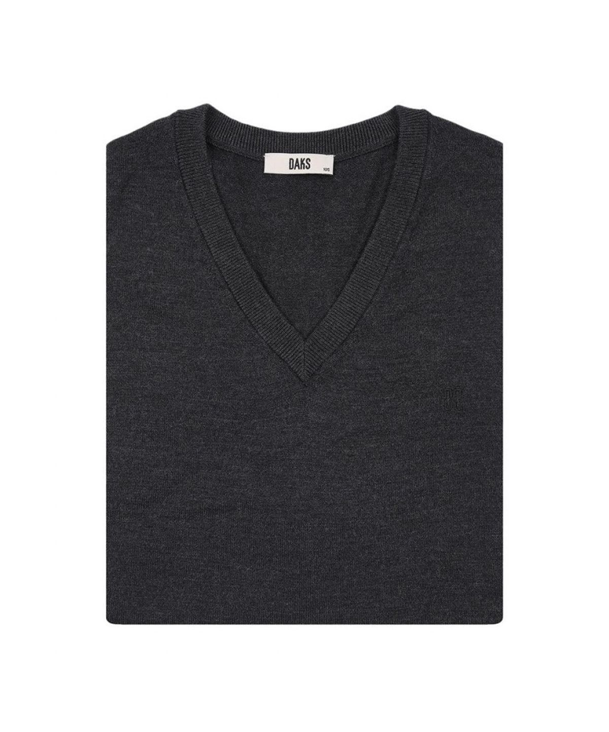 닥스셔츠(DAKS SHIRTS) 울100 베스트 레귤러핏 그레이_DLW3SWVE450G1