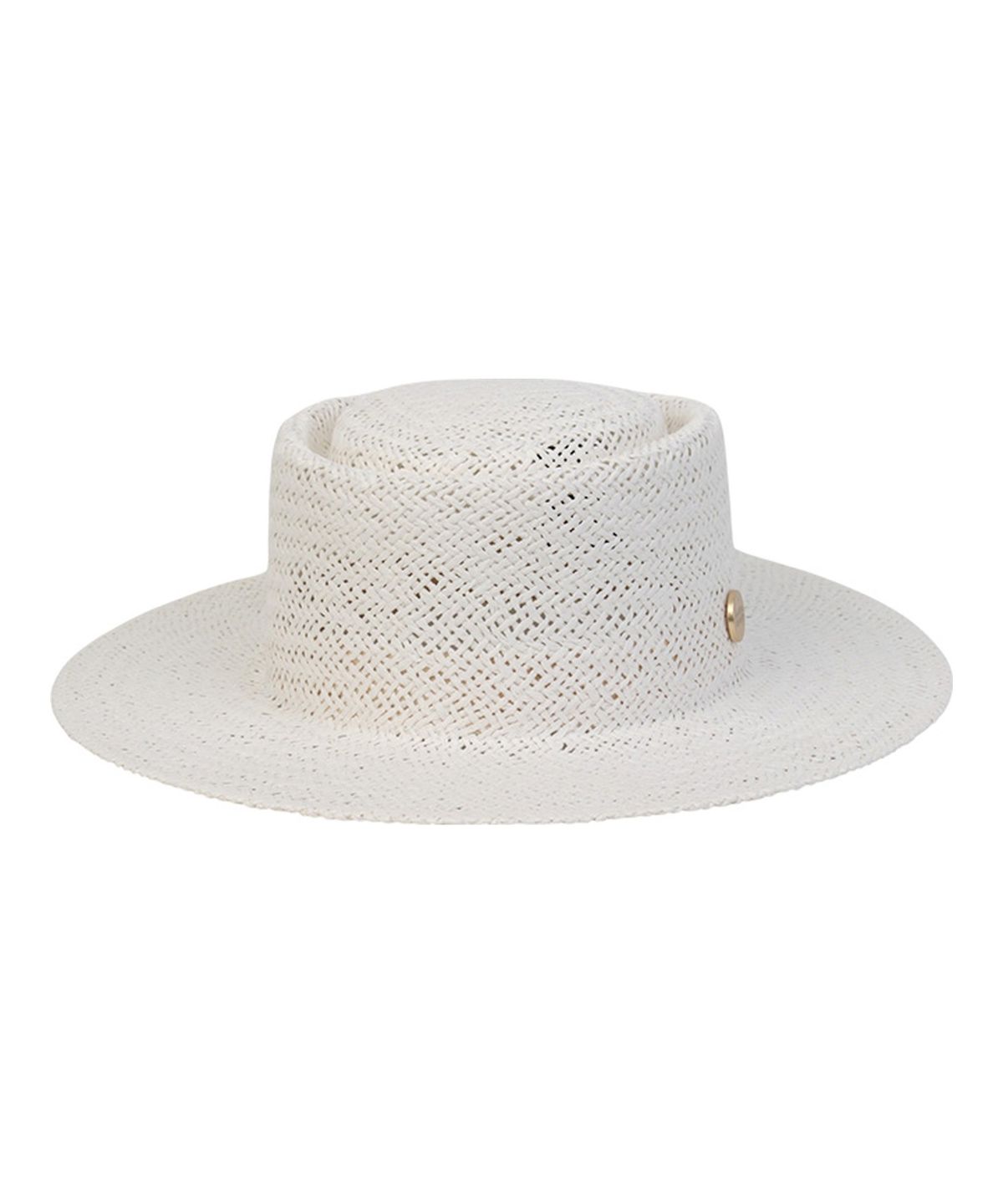 유니버셜 케미스트리(UNIVERSAL CHEMISTRY) Home White Simple Panama Hat 파나마햇