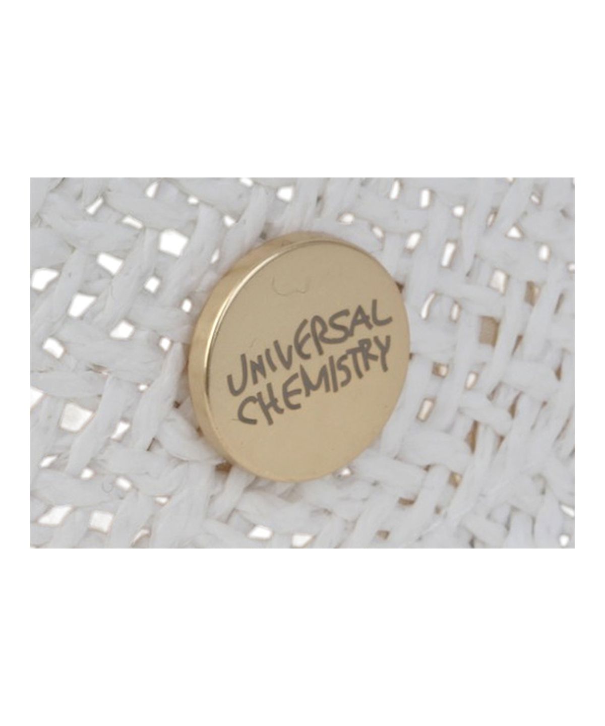 유니버셜 케미스트리(UNIVERSAL CHEMISTRY) Home White Simple Panama Hat 파나마햇