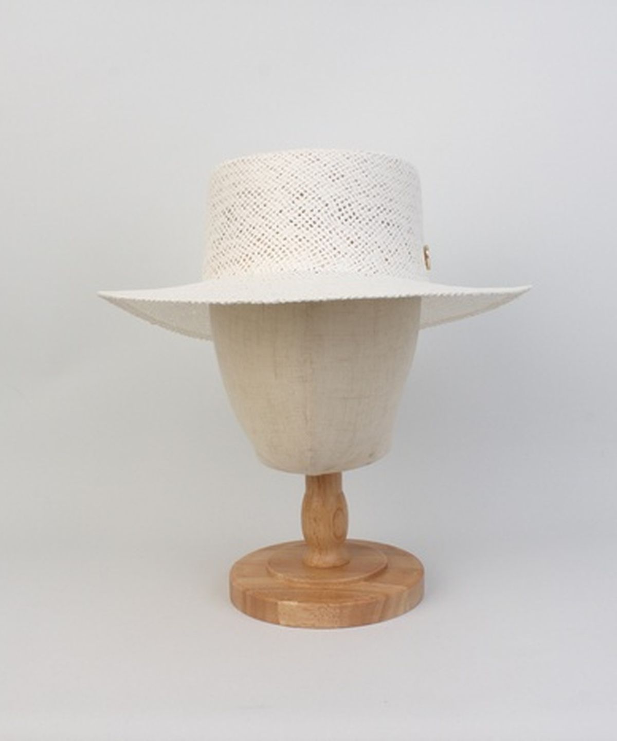 유니버셜 케미스트리(UNIVERSAL CHEMISTRY) Home White Simple Panama Hat 파나마햇