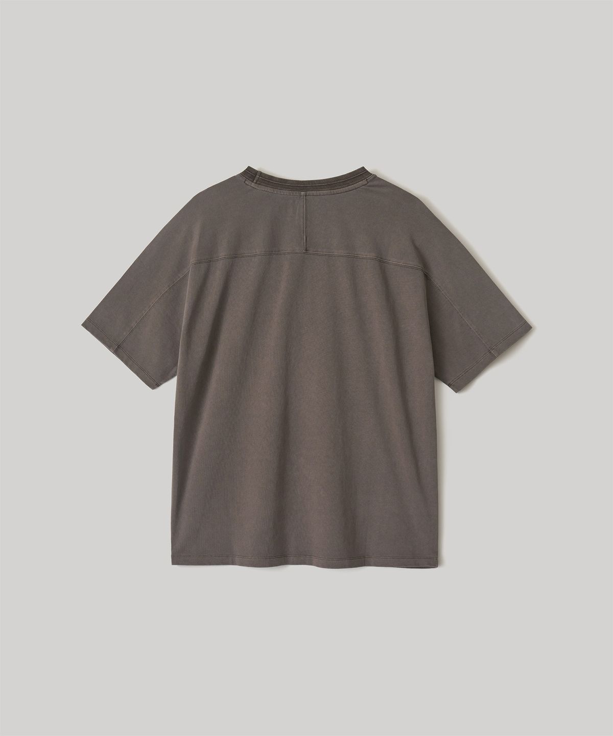 어나더 오피스(ANOTHER OFFICE) Pigment Dolman S/S Tee (Sepia Brown)